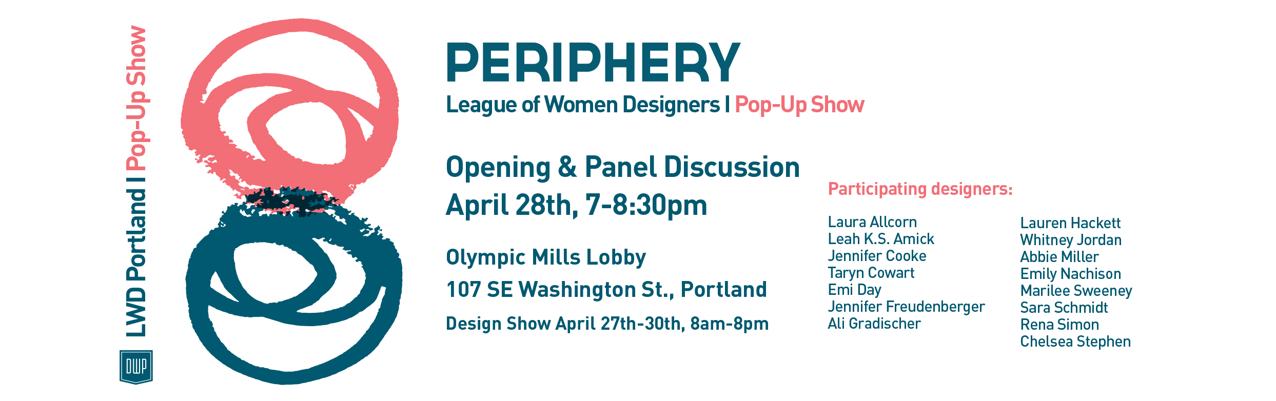 Periphery designers at League of Women Designers Portland's Pop-Up Show